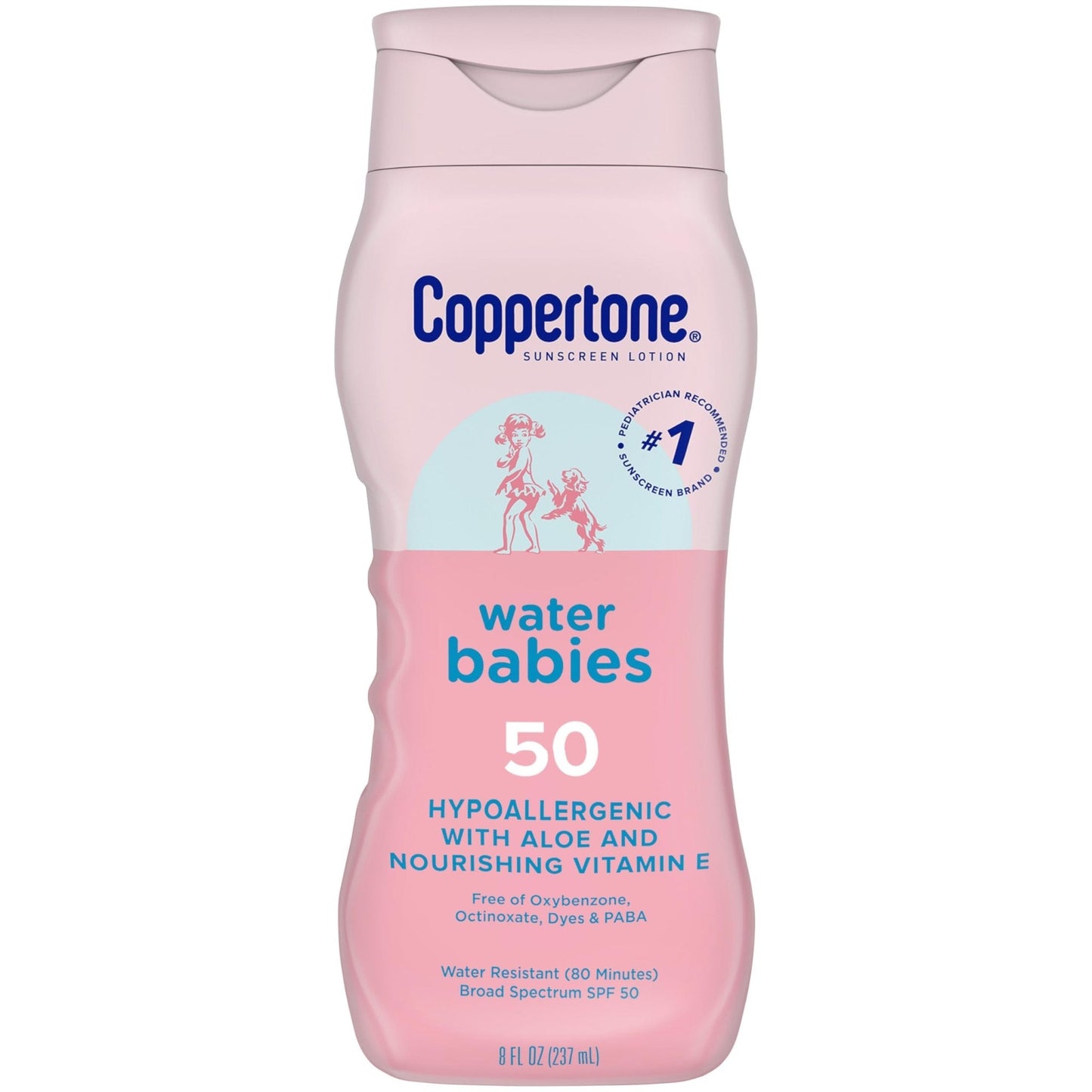 Coppertone WaterBabies Baby Sunscreen Lotion SPF 50, Hypoallergenic Sunscreen for Babies, Water Resistant - Maple Wellness Supplements