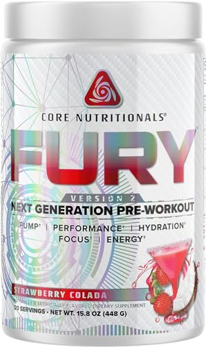 Core Nutritionals Fury V2: Pre-Workout Powder to Maximize Performance in The Gym - Maple Wellness Supplements