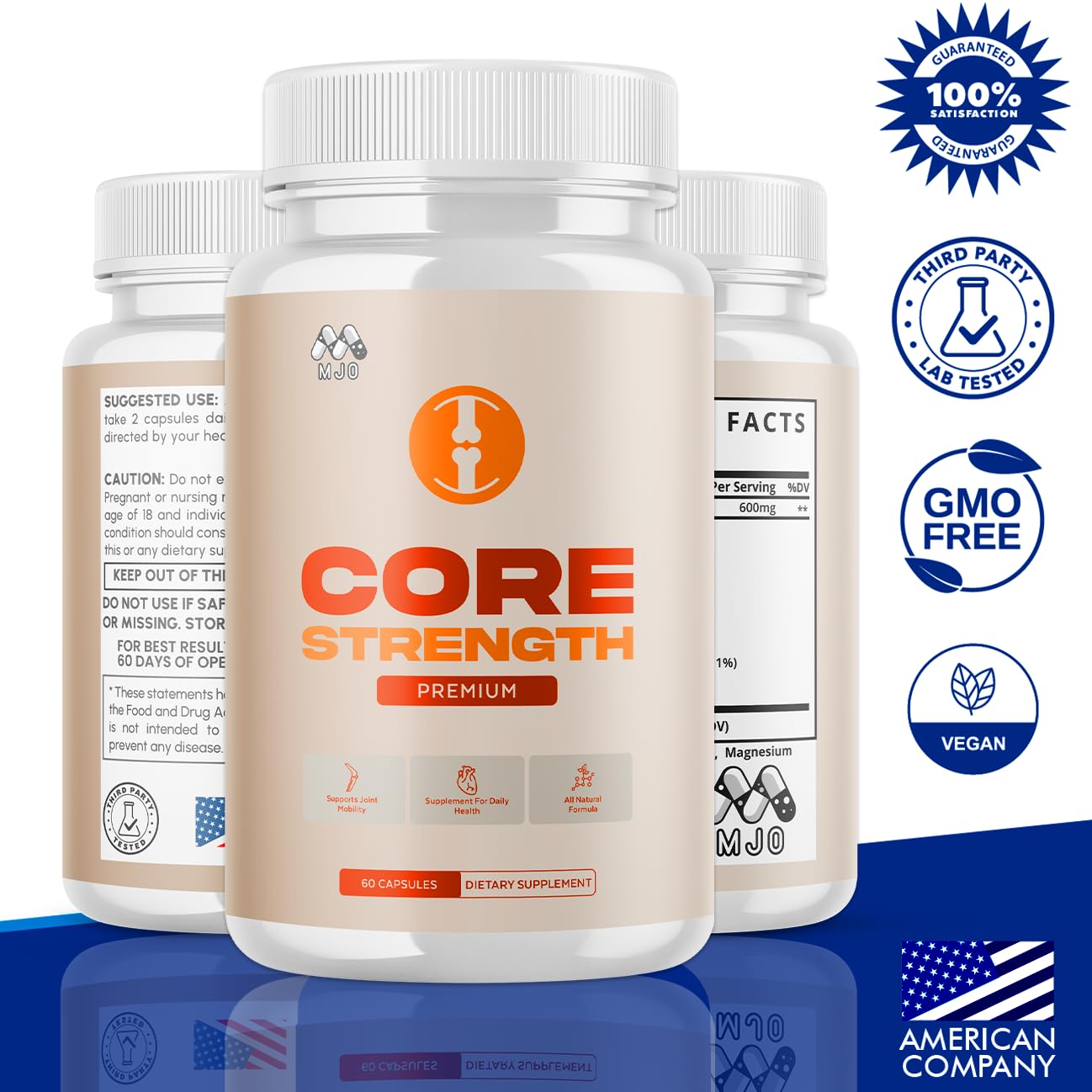 Core Strength Supplement for Joint Support, Official Core Strength Joint Pills with All Natural Ingredients, Advanced Overall Health and Wellness Support - Maple Wellness Supplements