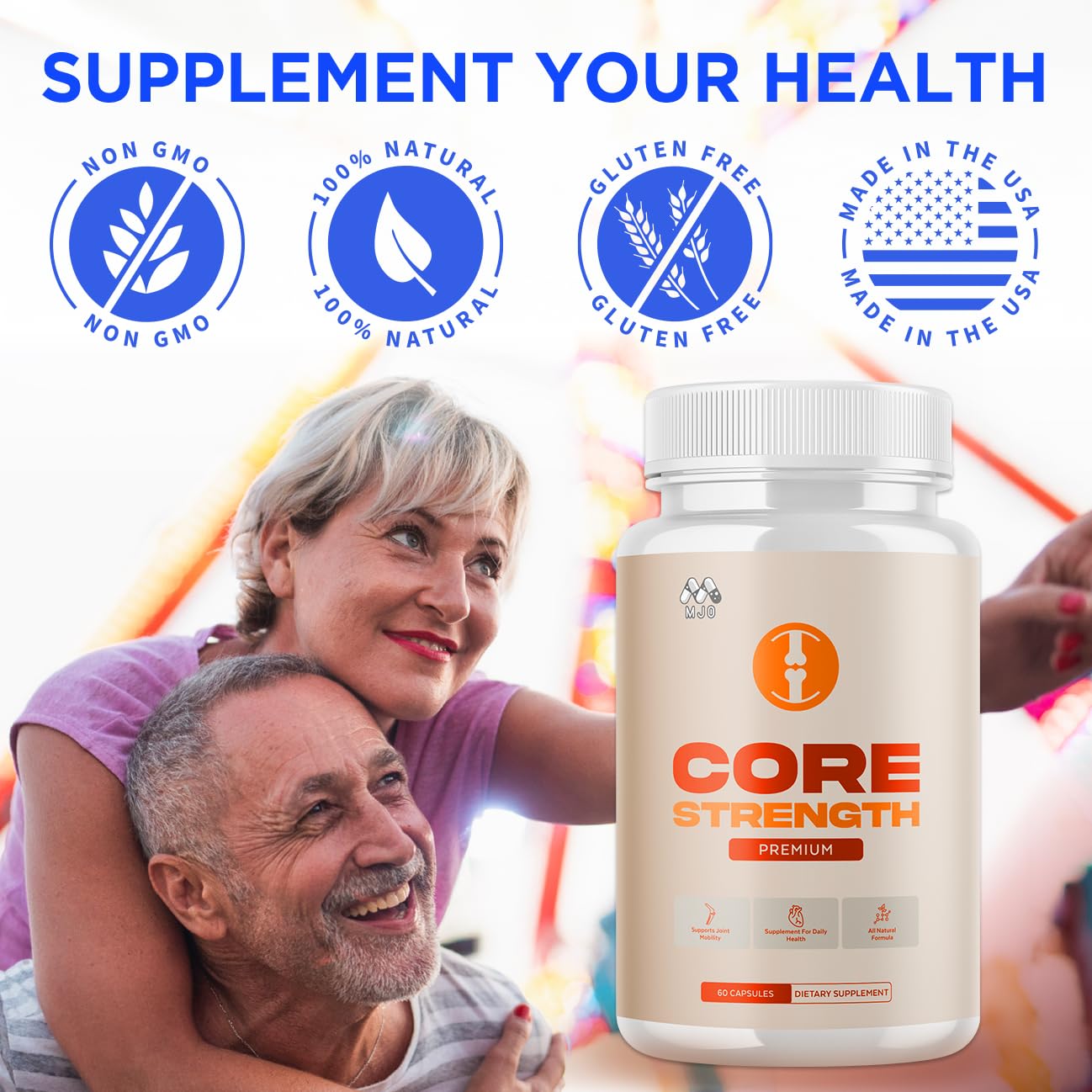 Core Strength Supplement for Joint Support, Official Core Strength Joint Pills with All Natural Ingredients, Advanced Overall Health and Wellness Support - Maple Wellness Supplements