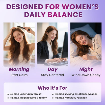 Cortisol Supplements for Women, Cortisol Reducer Manager Detox with KSM-66® Ashwagandha, Kava, Lemon Balm & Vitamin C B5 B6, Lower Cortisol, Hormone Harmony Liquid Drops, 2 FL.OZ, Blueberry Flavor - Maple Wellness Supplements