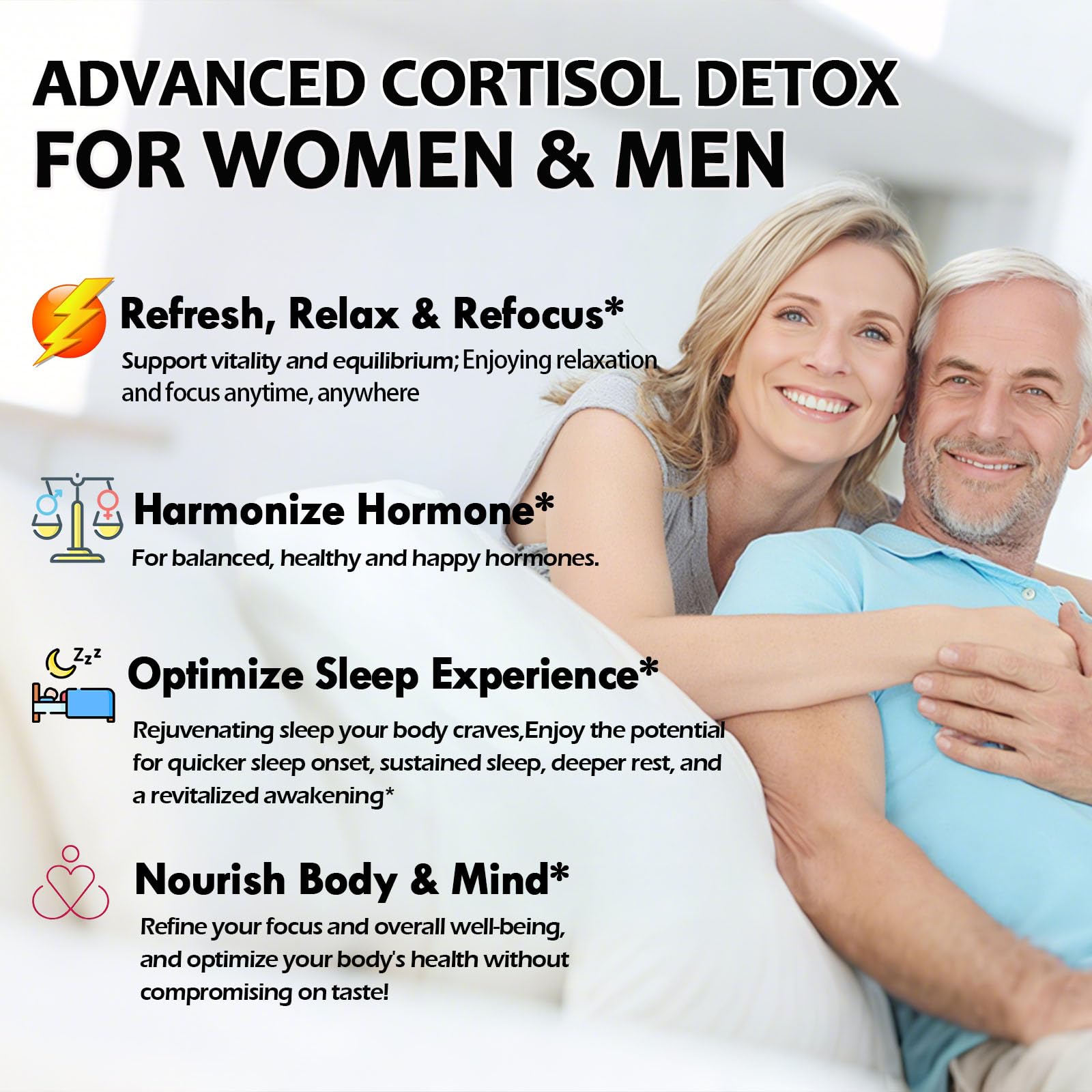 Cortisol Supplements for Women & Men, Cortisol Reducer Manager Detox Liquid Drops Extra Strength Magnesium Glycinate 200mg, L-Theanine & Ashwagandha丨Hormone Balance, Relaxation & Recess Mood - Maple Wellness Supplements