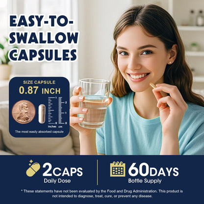 Cortisol Supplements for Women & Men,High Cortisol Reducer, Manager, Detox, Lower and Control,with Magnesium, Ashwagandha,Rhodiola, L-Theanine for Mood,Focus,Sleep - Maple Wellness Supplements