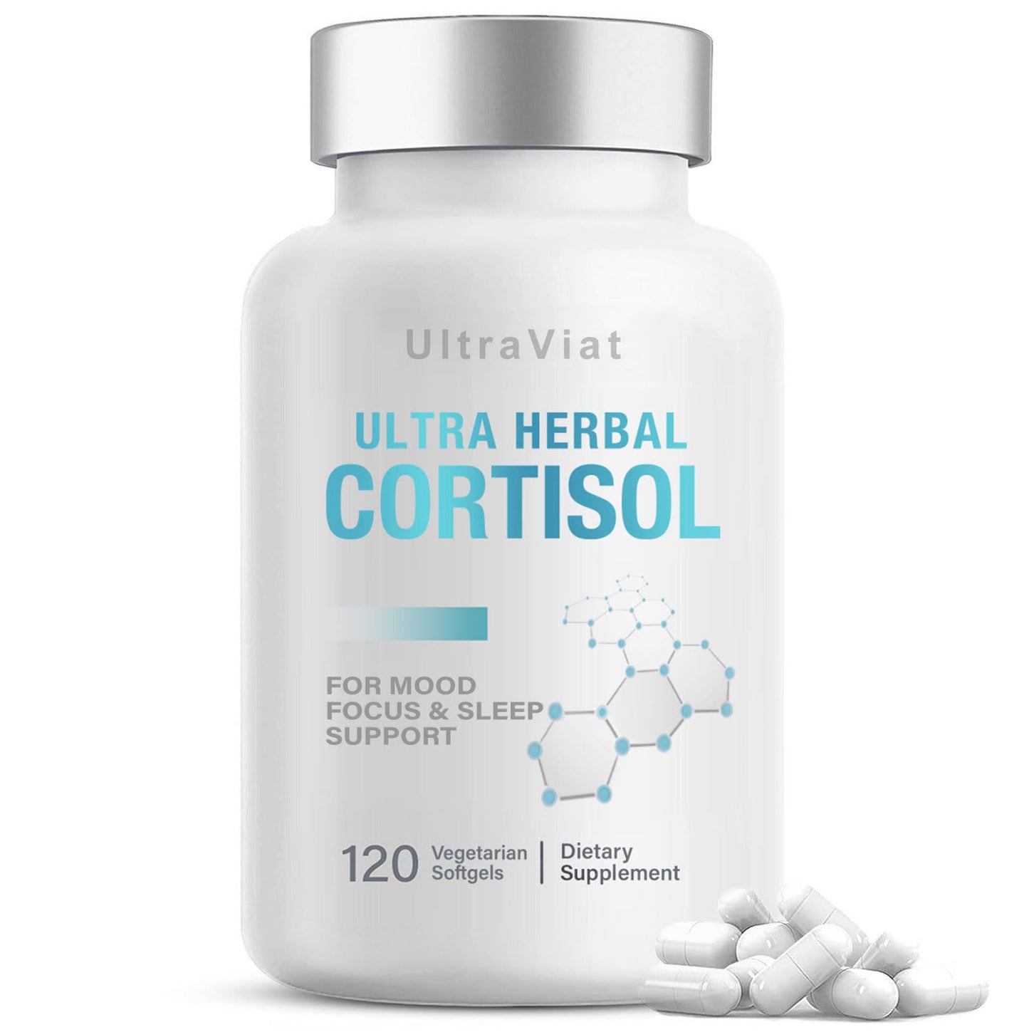 Cortisol Supplements for Women/Men, Cortisol Reducer with Ashwagandha, Rhodiola Rosea, L-Theanine, Support Hormone Balance, Stress & Sleep - Maple Wellness Supplements