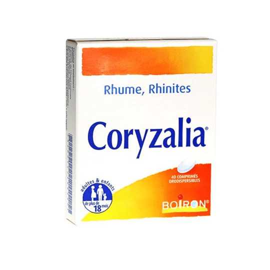 Coryzalia: colds, rhinitis - 40 ordodispersible tablets - BOIRON - Maple Wellness Supplements