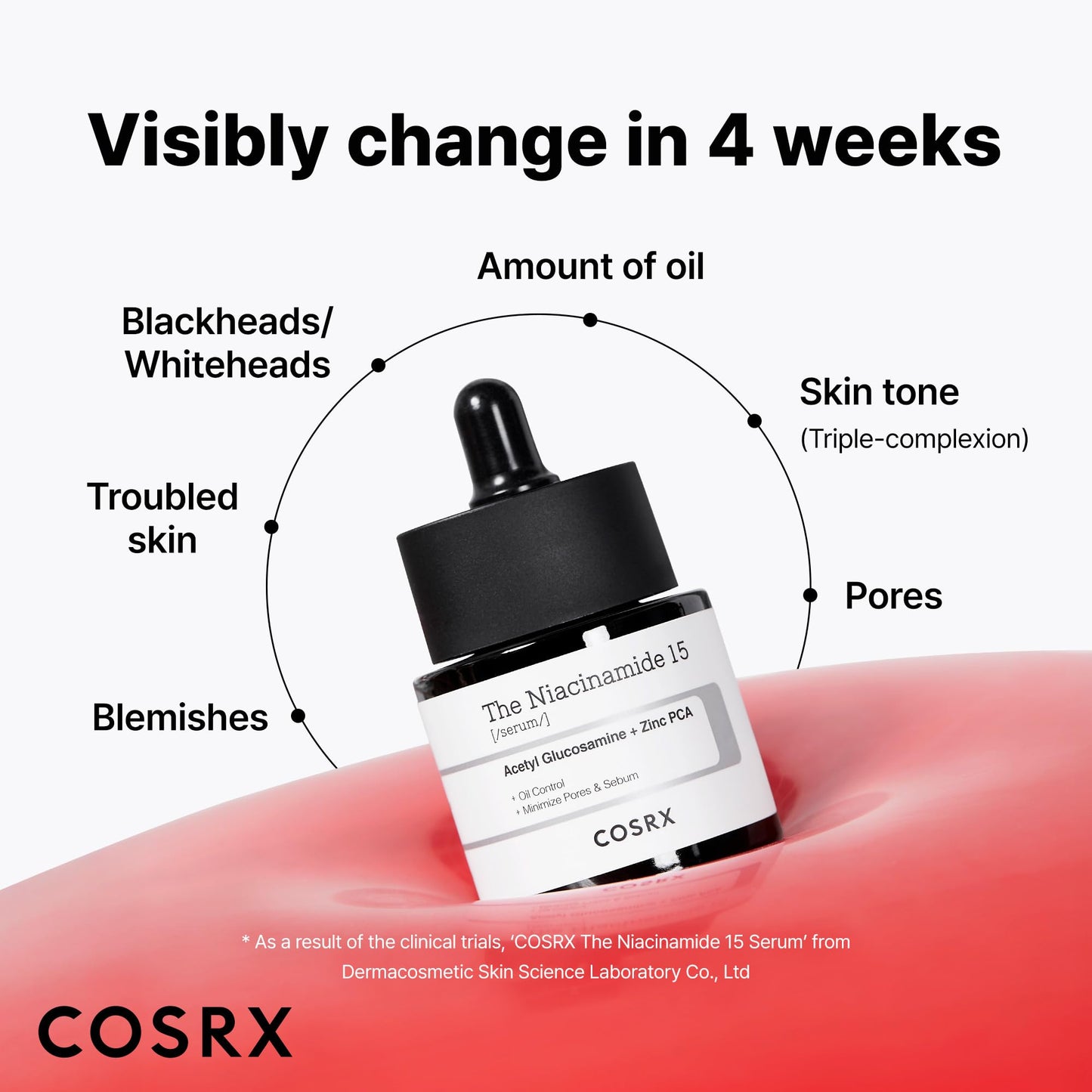 COSRX 15% Niacinamide Face Serum, 0.67 fl oz, Pore Minimizer Serum for Face, Even Skin Tone, Korean Skin Care - Maple Wellness Supplements