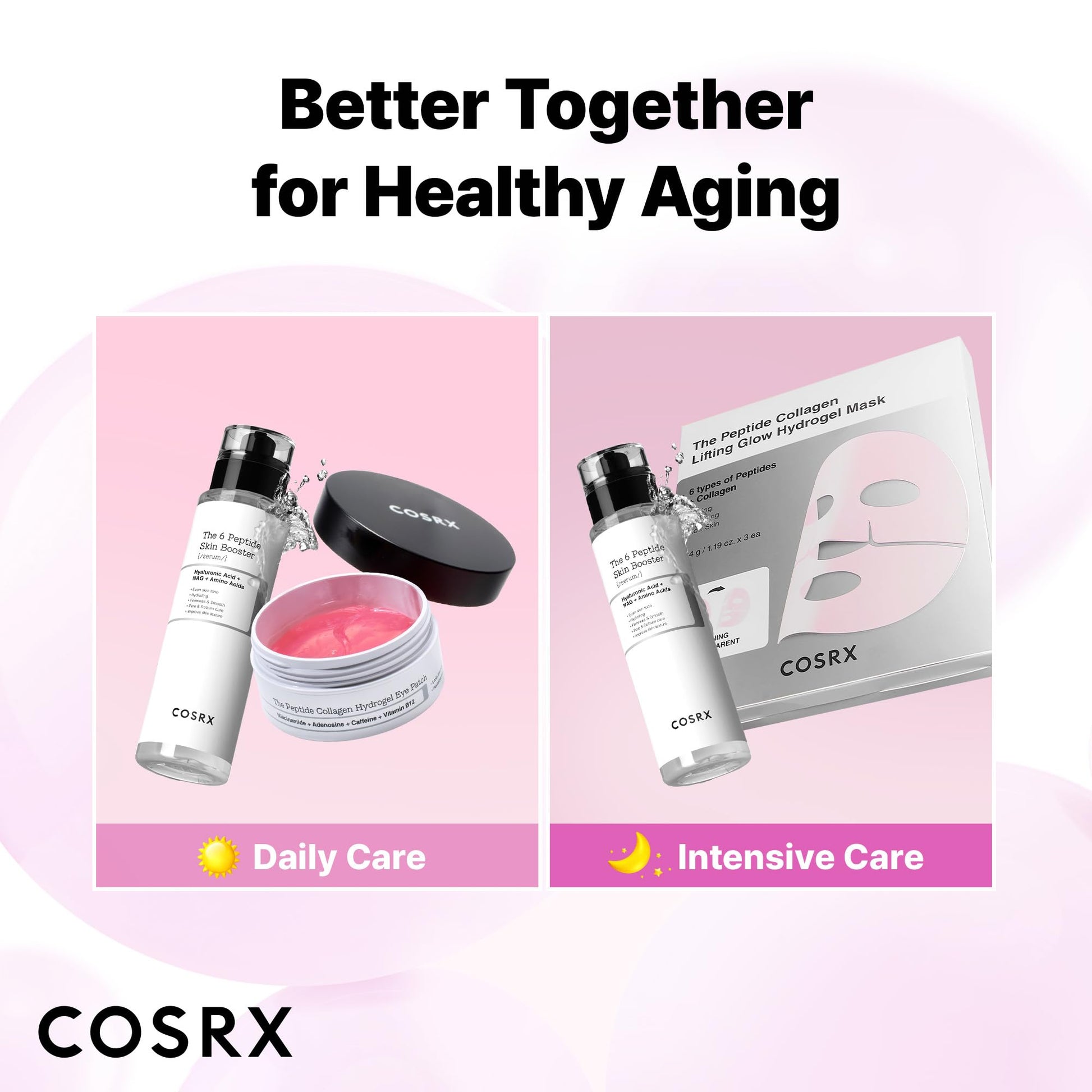 COSRX 6X Peptide Collagen Booster Toner Serum with Copper Peptides, Niacinamide & Hyaluronic Acid Skin Renewal Boosting - Maple Wellness Supplements