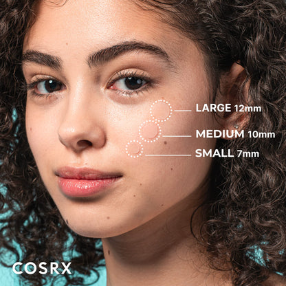 COSRX Acne Pimple Patch (96) Absorbing Hydrocolloid Original 3 Size Patches for Blemishes and Zits Cover - Maple Wellness Supplements
