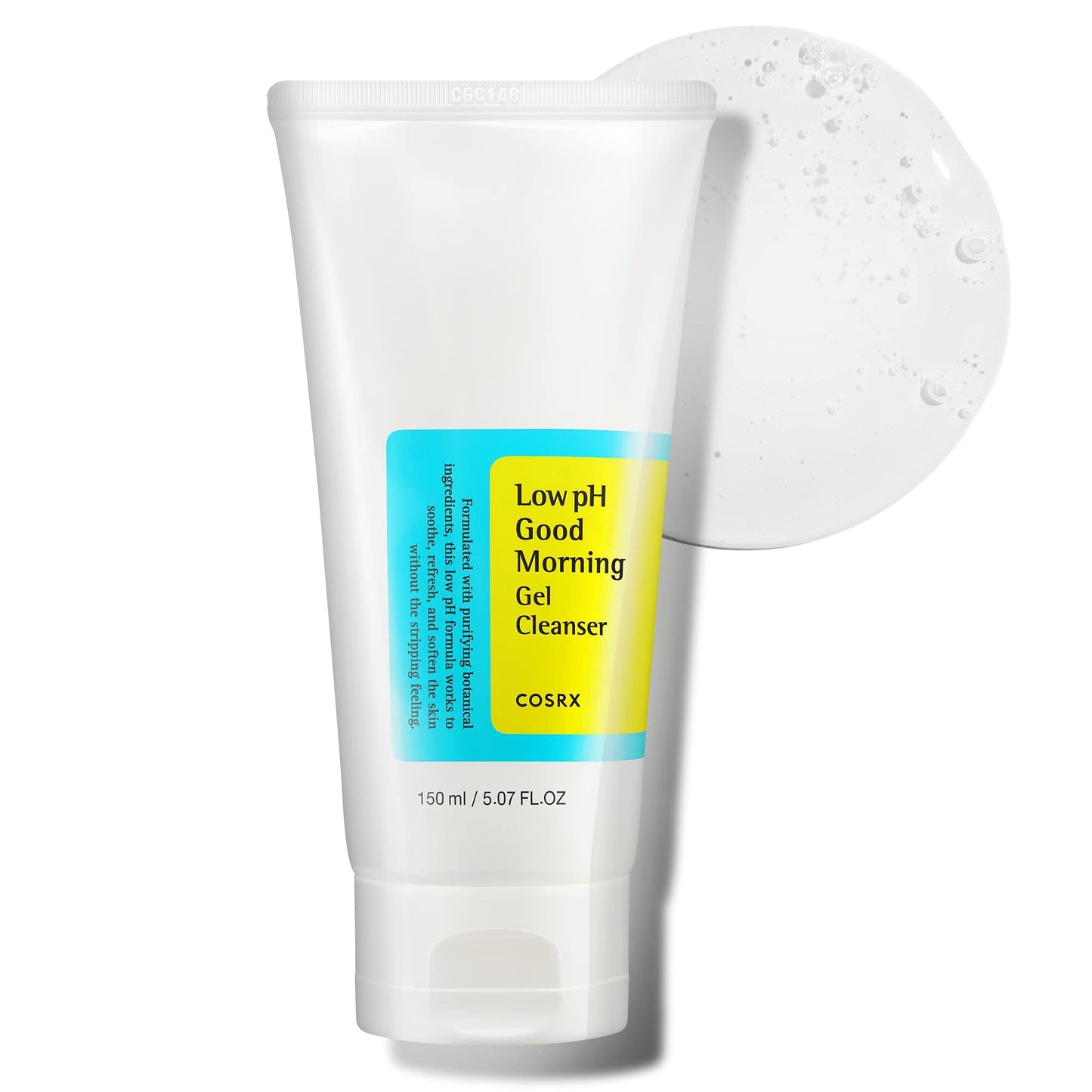 COSRX Low pH Good Morning Gel Face Cleanser, 5.07 fl oz, BHA Face Wash, Daily Mild Face Cleanser for Sensitive Skin - Maple Wellness Supplements