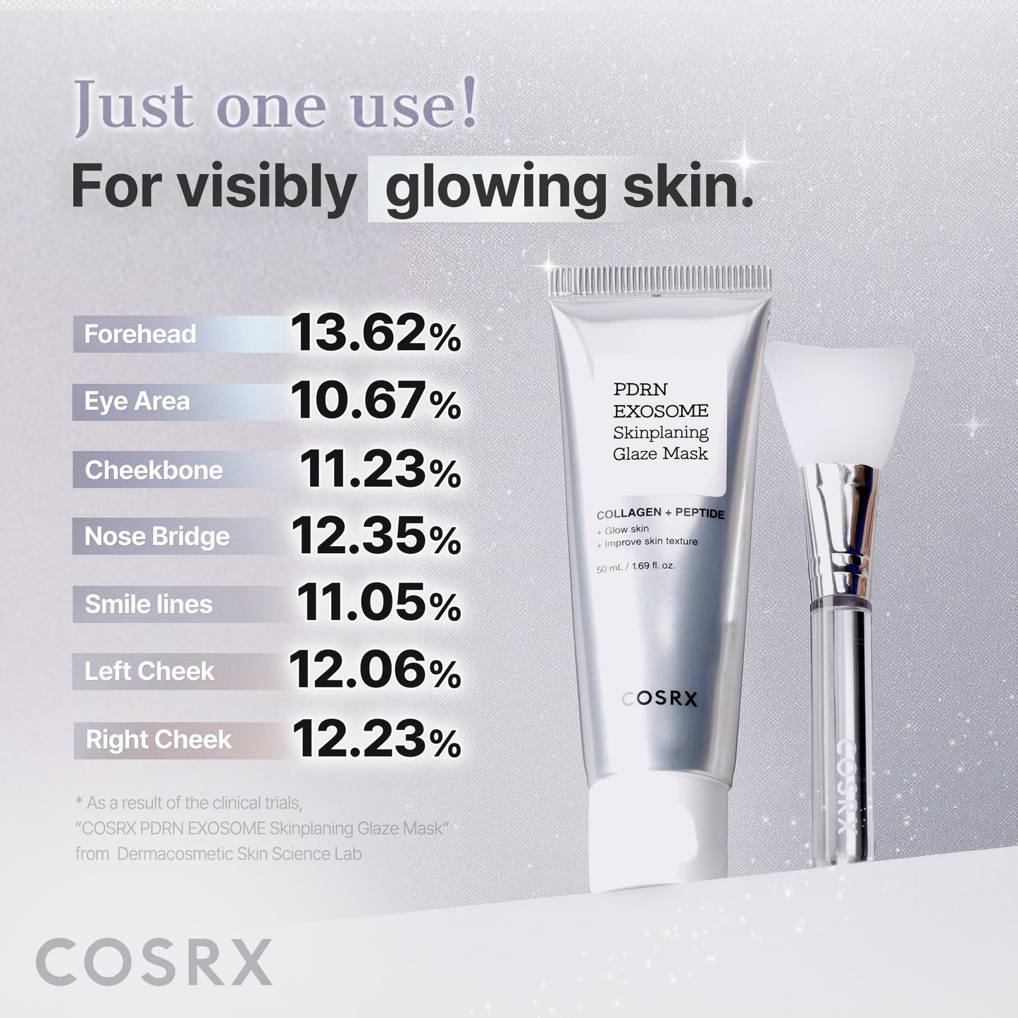 COSRX PDRN EXOSOME Glaze Wrapping Mask with SALMON DNA PDRN, Easy Peel-Off Overnight Mask for Glass Skin, Firmness - Maple Wellness Supplements