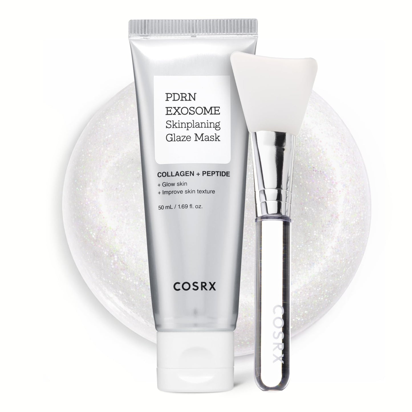 COSRX PDRN EXOSOME Glaze Wrapping Mask with SALMON DNA PDRN, Easy Peel-Off Overnight Mask for Glass Skin, Firmness - Maple Wellness Supplements