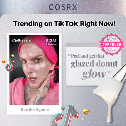 COSRX PDRN EXOSOME Glaze Wrapping Mask with SALMON DNA PDRN, Easy Peel-Off Overnight Mask for Glass Skin, Firmness - Maple Wellness Supplements