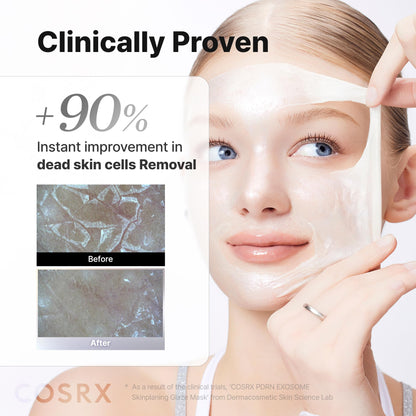 COSRX PDRN EXOSOME Glaze Wrapping Mask with SALMON DNA PDRN, Easy Peel-Off Overnight Mask for Glass Skin, Firmness - Maple Wellness Supplements