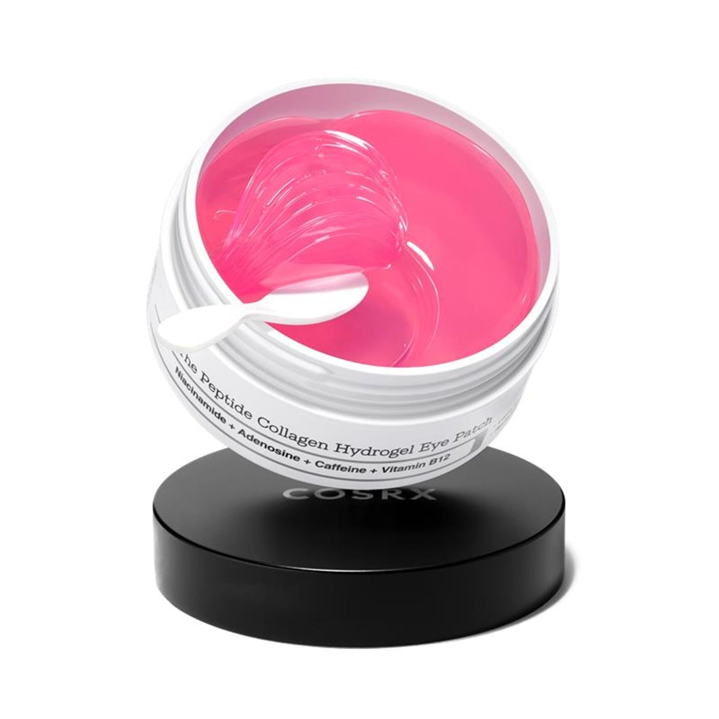 COSRX Pink Peptides Collagen Hydrogel Eye Patch for Puffy Eyes and Dark Circles, Under Eye Mask, 60 Under Eye Patches, Korean Skin Care - Maple Wellness Supplements