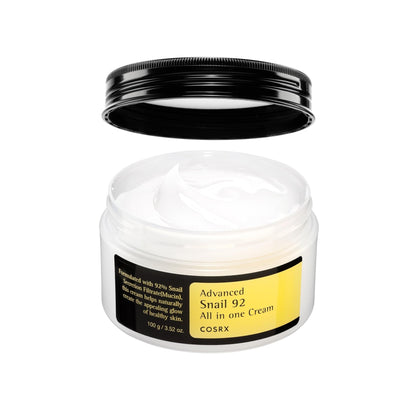 COSRX Snail Mucin 92% Face Moisturizer, 3.52 Oz, Lightweight Moisturing Cream for Soft - Maple Wellness Supplements