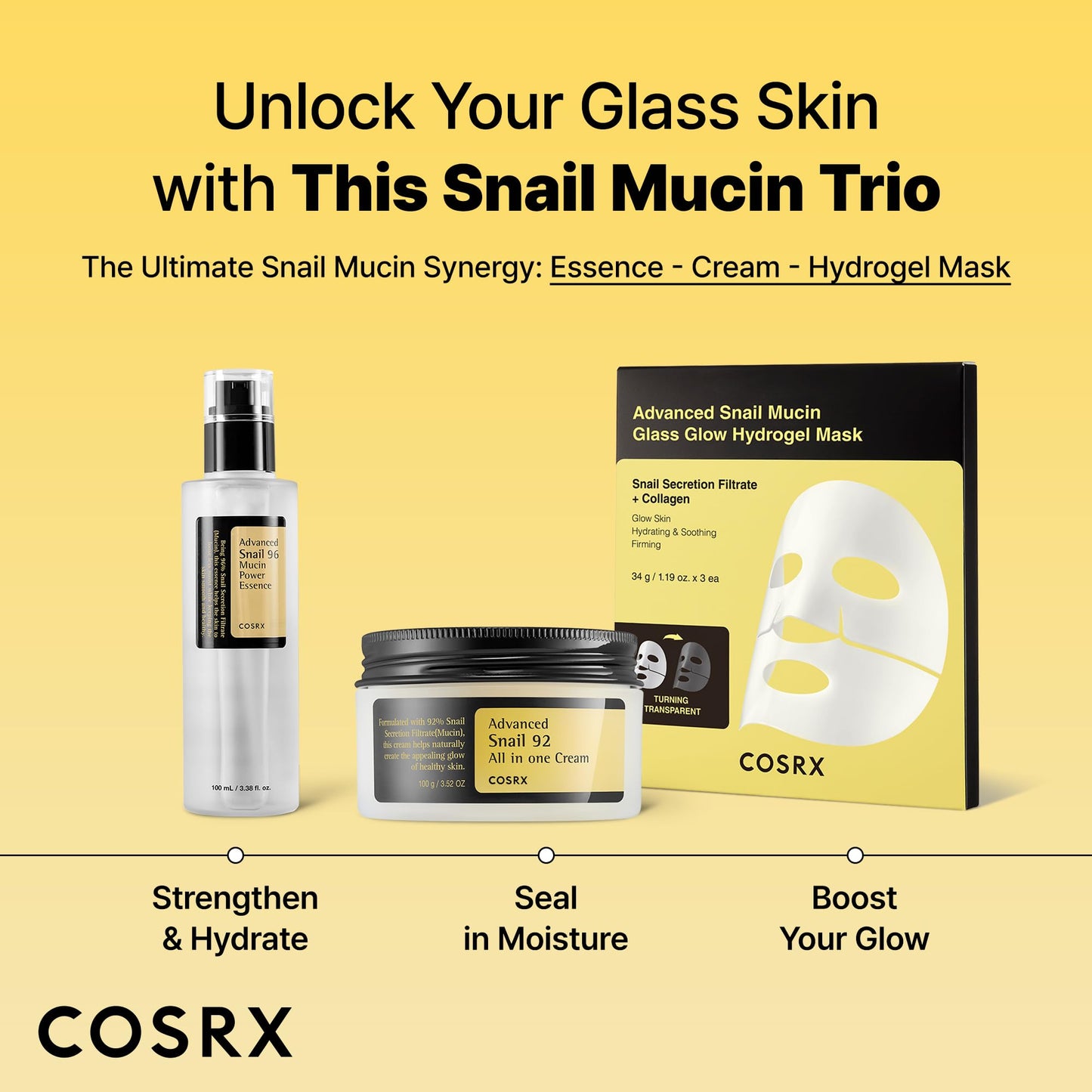 COSRX Snail Mucin 92% Face Moisturizer, 3.52 Oz, Lightweight Moisturing Cream for Soft - Maple Wellness Supplements