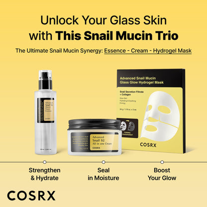 COSRX Snail Mucin 92% Face Moisturizer, 3.52 Oz, Lightweight Moisturing Cream for Soft - Maple Wellness Supplements
