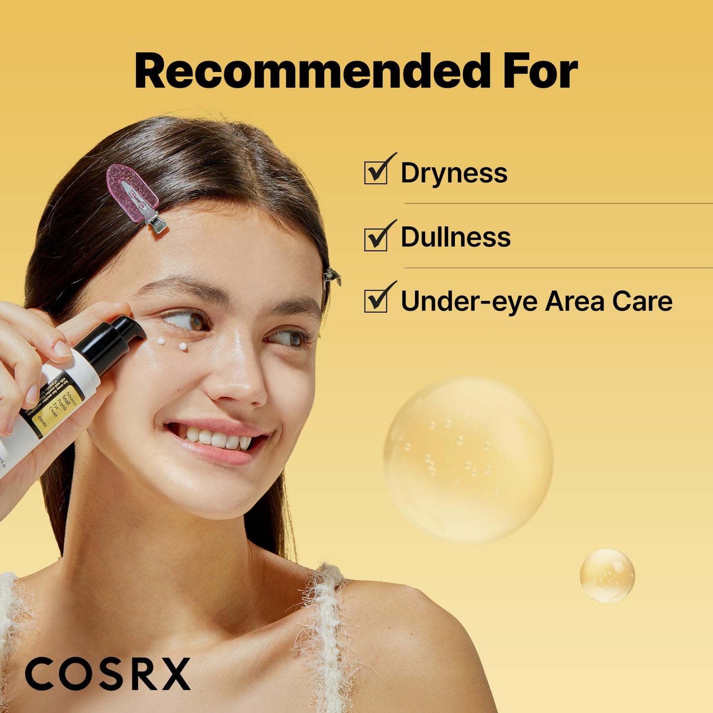 COSRX Snail Mucin Peptide Under Eye Cream, 0.84 fl oz, 73.7% Snail Mucin and Niacinamide, Eye Care - Maple Wellness Supplements