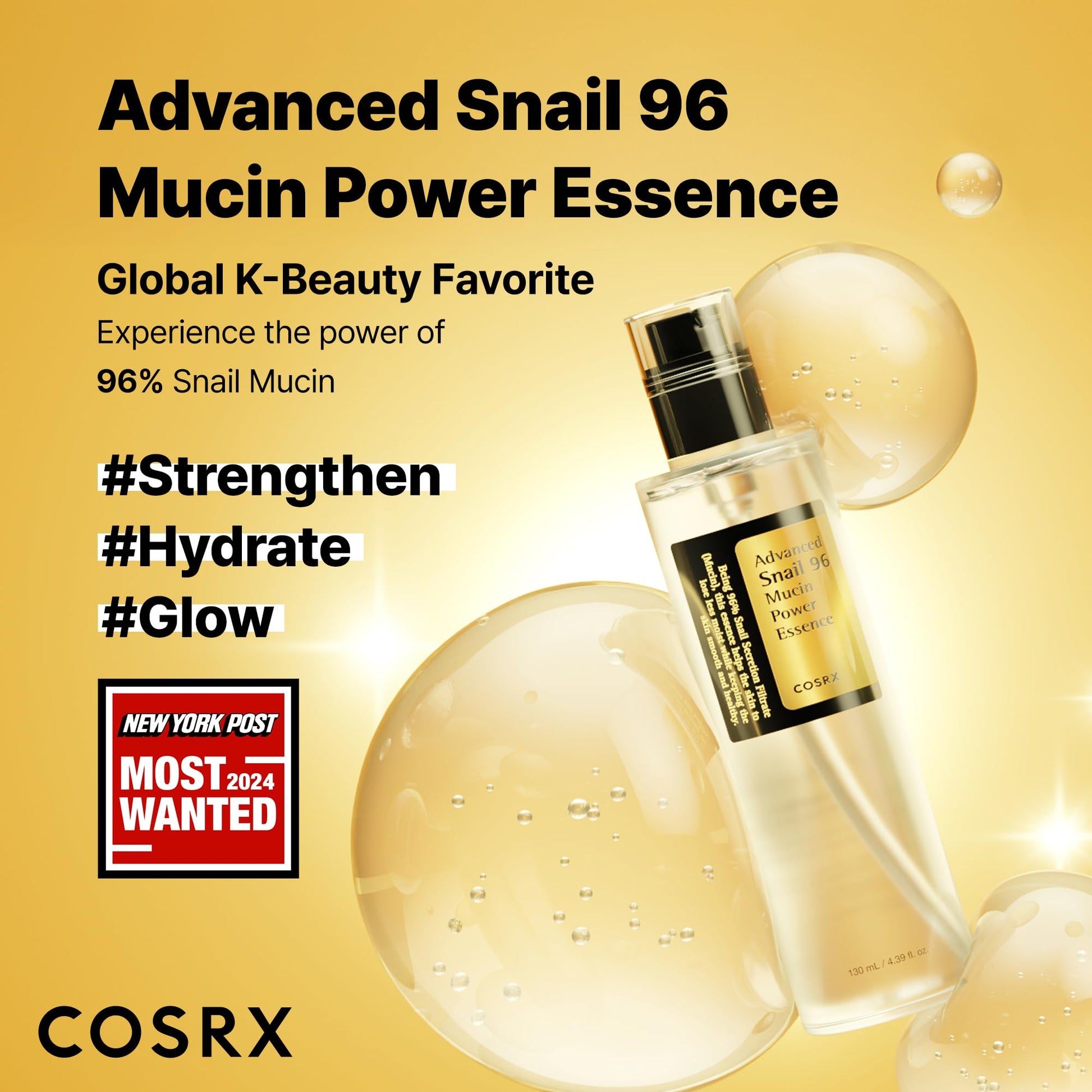 COSRX Snail Mucin Repairing Serum 100ml, Hydrating Serum for Face with Snail Secretion - Maple Wellness Supplements