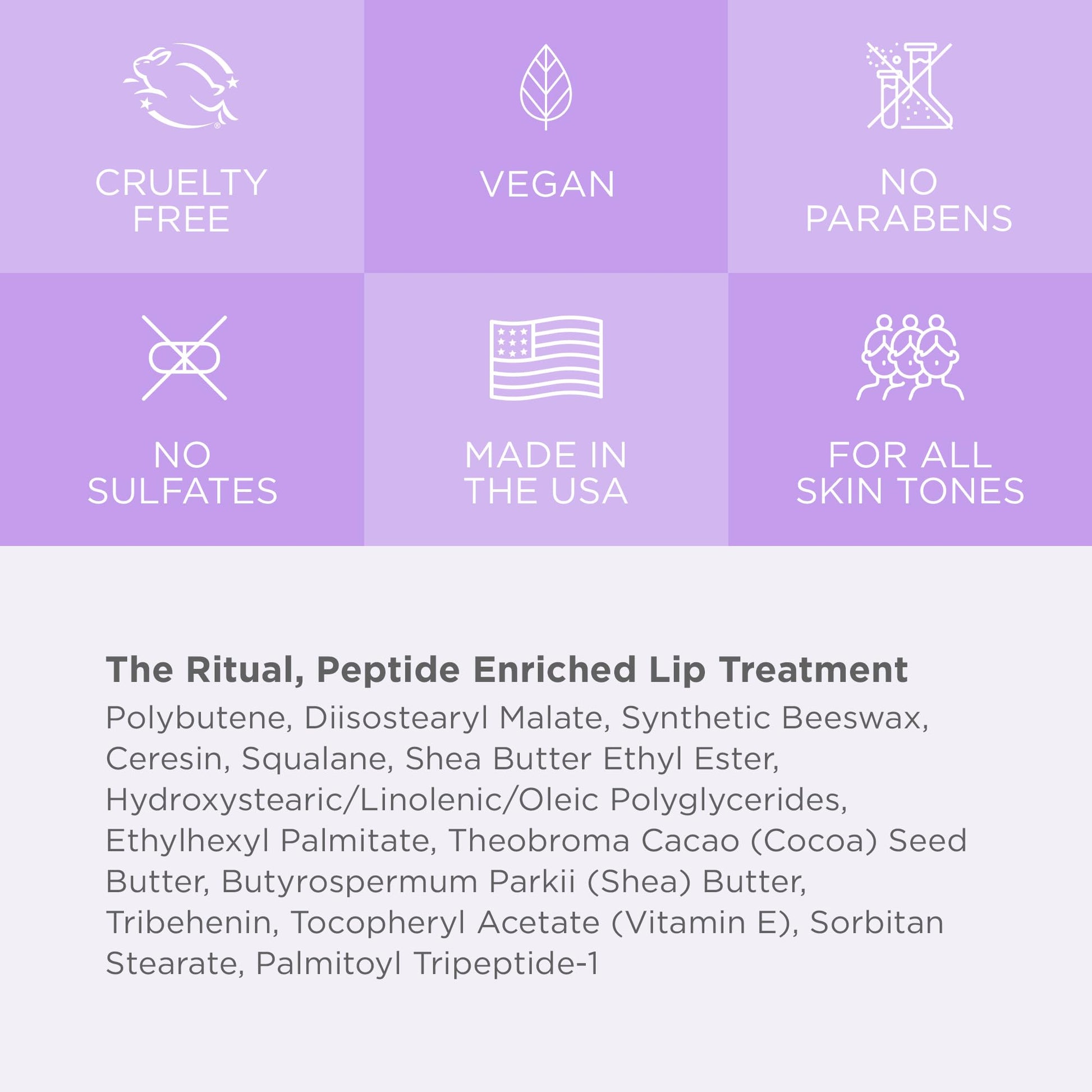 Cote Beauty’s The Ritual Lip Moisturizer for Women with Peptides, Shea Butter & Cocoa Butter for Soft & Supple Lips, Softens, and Soothes, Vegan & Cruelty-Free, 0.33 Fl Oz - Maple Wellness Supplements
