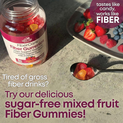 Country Farms Fiber Care Prebiotic Gummies, 6g of Fiber Per Serving, GLP-1 Booster, FOS from Beets, Digestive Health and Bloat, Supports Regularit - Maple Wellness Supplements
