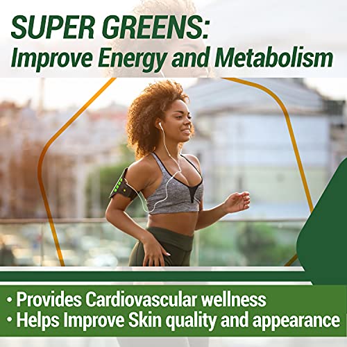 COUNTRY FARMS Super Greens Vegicaps, 32 Super Foods, Whole Food Supplement - Maple Wellness Supplements