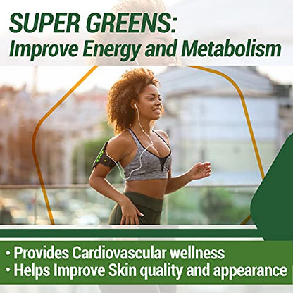 COUNTRY FARMS Super Greens Vegicaps, 32 Super Foods, Whole Food Supplement - Maple Wellness Supplements