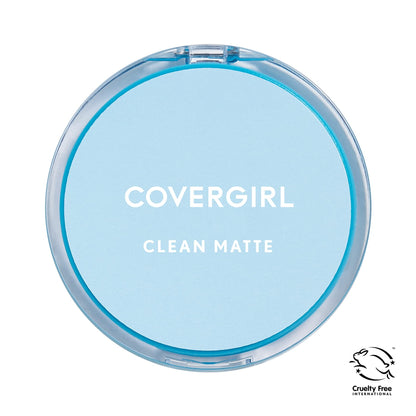 COVERGIRL Clean Matte Pressed Powder, Medium Light 535, 0.35 Oz, Pack of 1 (Packaging May Vary) - Maple Wellness Supplements
