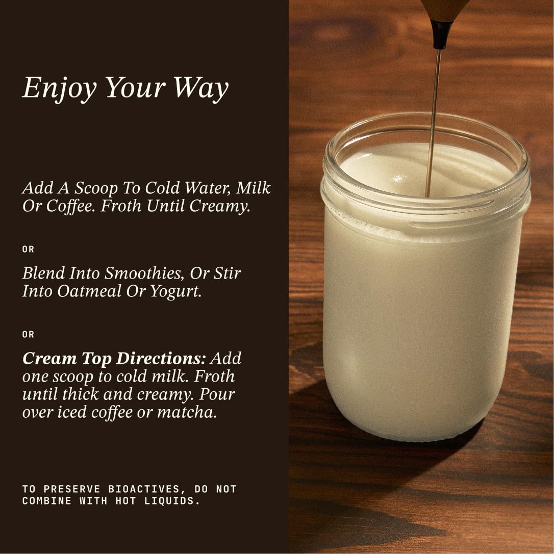 Cowboy - The Exclusive 1st Milking, Whole, Grass Fed Colostrum Supplement for Full Body Health - Bovine Colostrum Powder Packed w/Bioactive Nutrients - Sugar Free (Vanilla, 40 Servings) - Maple Wellness Supplements