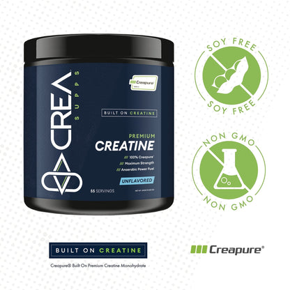 CREA SUPPS Premium Creapure Creatine Monohydrate Powder | Pure, Vegan, Keto - Maple Wellness Supplements