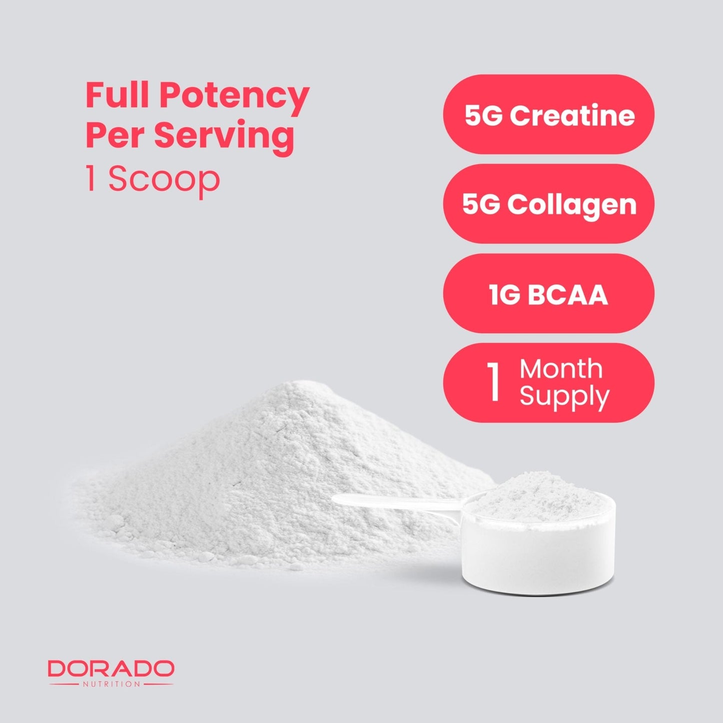 Creatine for Women | Creatine Monohydrate Powder 5G + 5000mg Collagen + 1000mg BCAA 2:1:1 Powder (30 Serving) Support Glutes, Lean Muscles, Recovery, Energy & Stamina Non-GMO, Gluten Free - USA Made - Maple Wellness Supplements