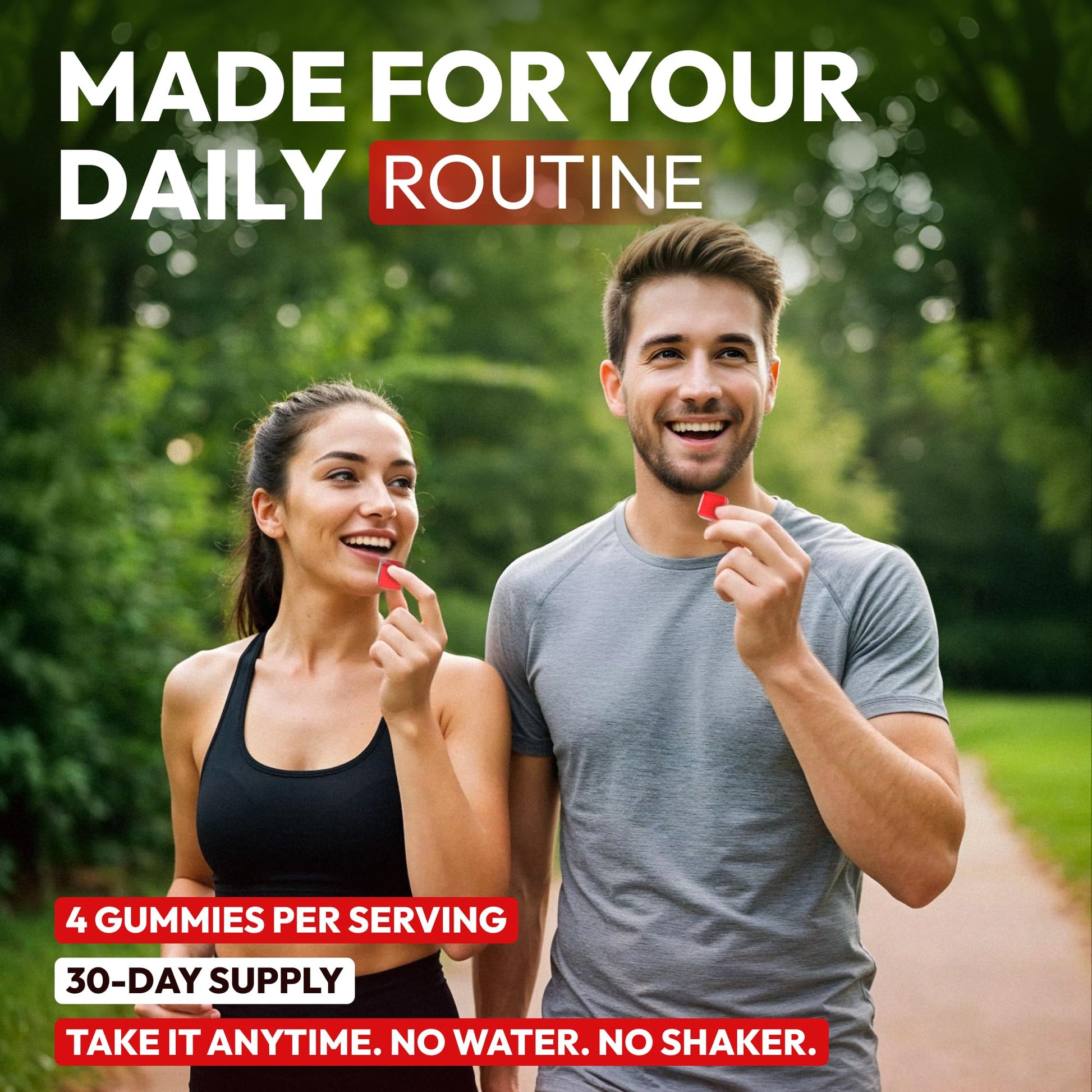 Creatine HCL for Adults 120 Gummies 6200mg - HCL Creatine Advanced Complex with L-Taurine + Vitamin B12 for Men & Women Muscle Strength & Builder, Energy Boost, - Maple Wellness Supplements