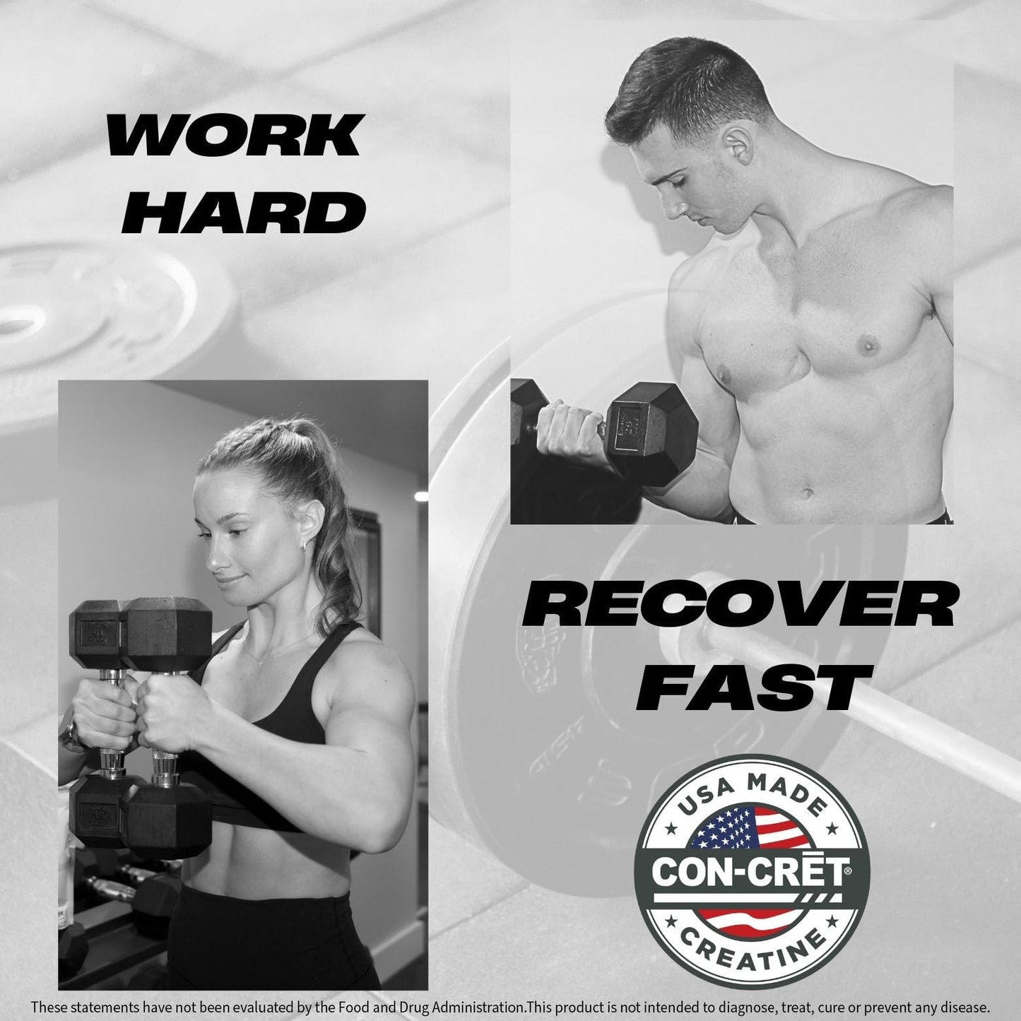 CREATINE HCl + Recovery Capsules for Men and Women, Muscle & Brain Health, Cognitive Function, Immune Support - 90 Vegetable Capsules - Maple Wellness Supplements