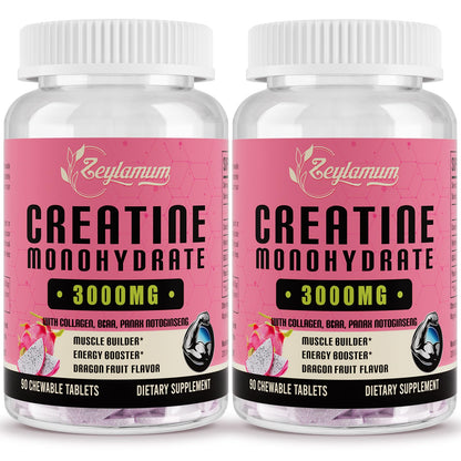 Creatine Monohydrate for Women, Creatine Supplement 3000mg, with Hydrolyzed - Maple Wellness Supplements