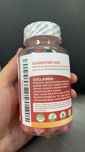 Creatine Monohydrate Gummies Complex for Men & Women -Advanced Formula W/L-Taurine + Vitamin B12, Sugar Free Chewable Supplement,90 Strawberry Gummies - Maple Wellness Supplements