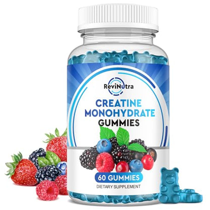 Creatine Monohydrate Gummies for Men & Women, Chewables Creatine Monohydrate - Maple Wellness Supplements