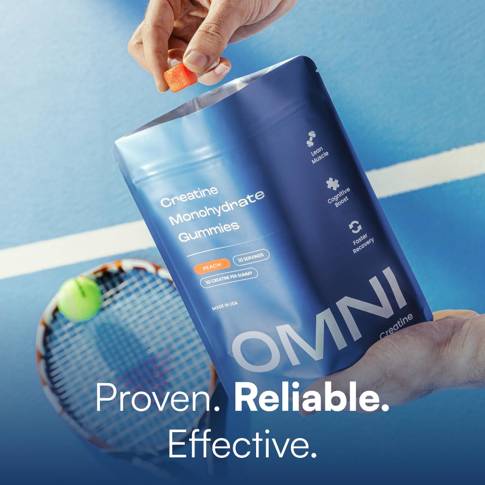 Creatine Monohydrate Gummies - Supports Muscle Growth, Recovery & Brain Function - Convenient & Easy to Take - Great Tasting Watermelon Flavor - Maple Wellness Supplements