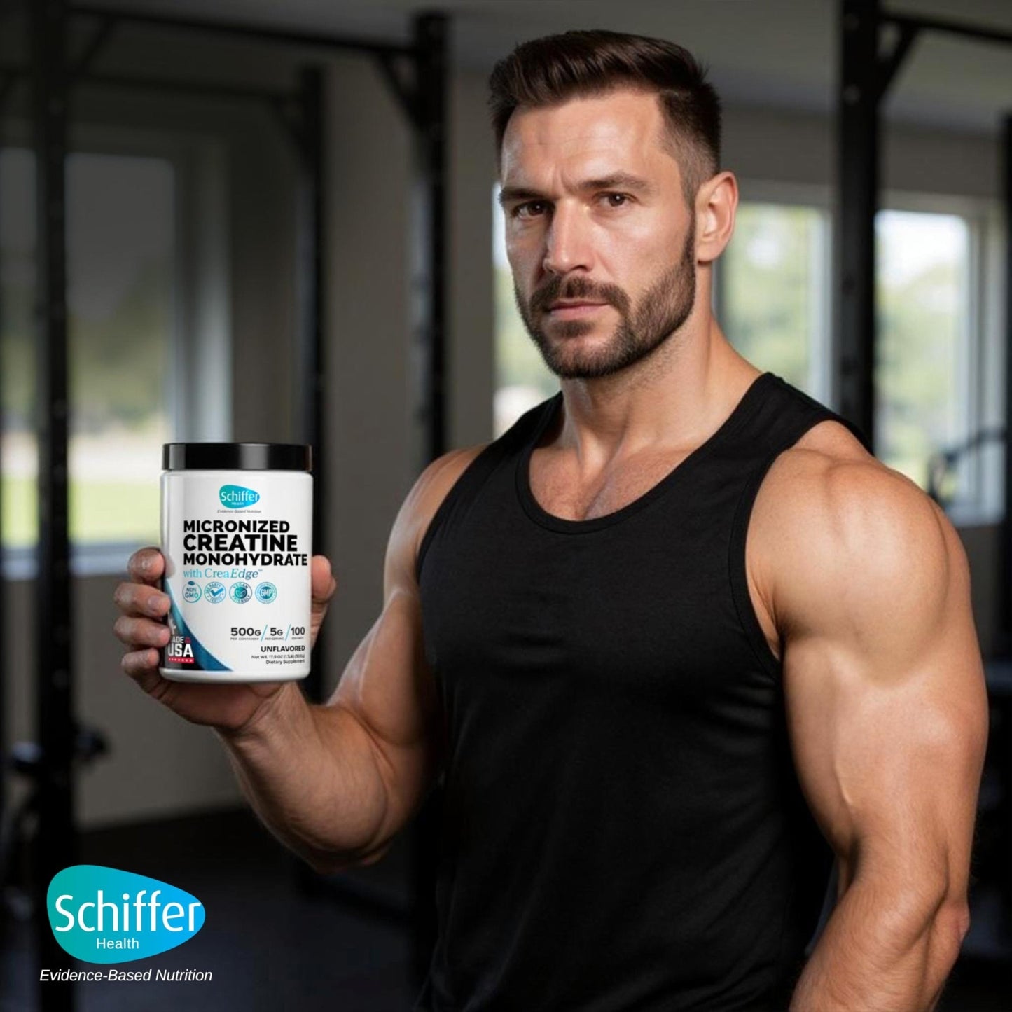 Creatine Monohydrate Powder 500g – Supports Muscle Growth, Strength & Cognitive Function*, 5g per Serv - 100 Servings, Pure Micronized Creatine for Enhanced Performance, Unflavored, 17.9 oz - Maple Wellness Supplements
