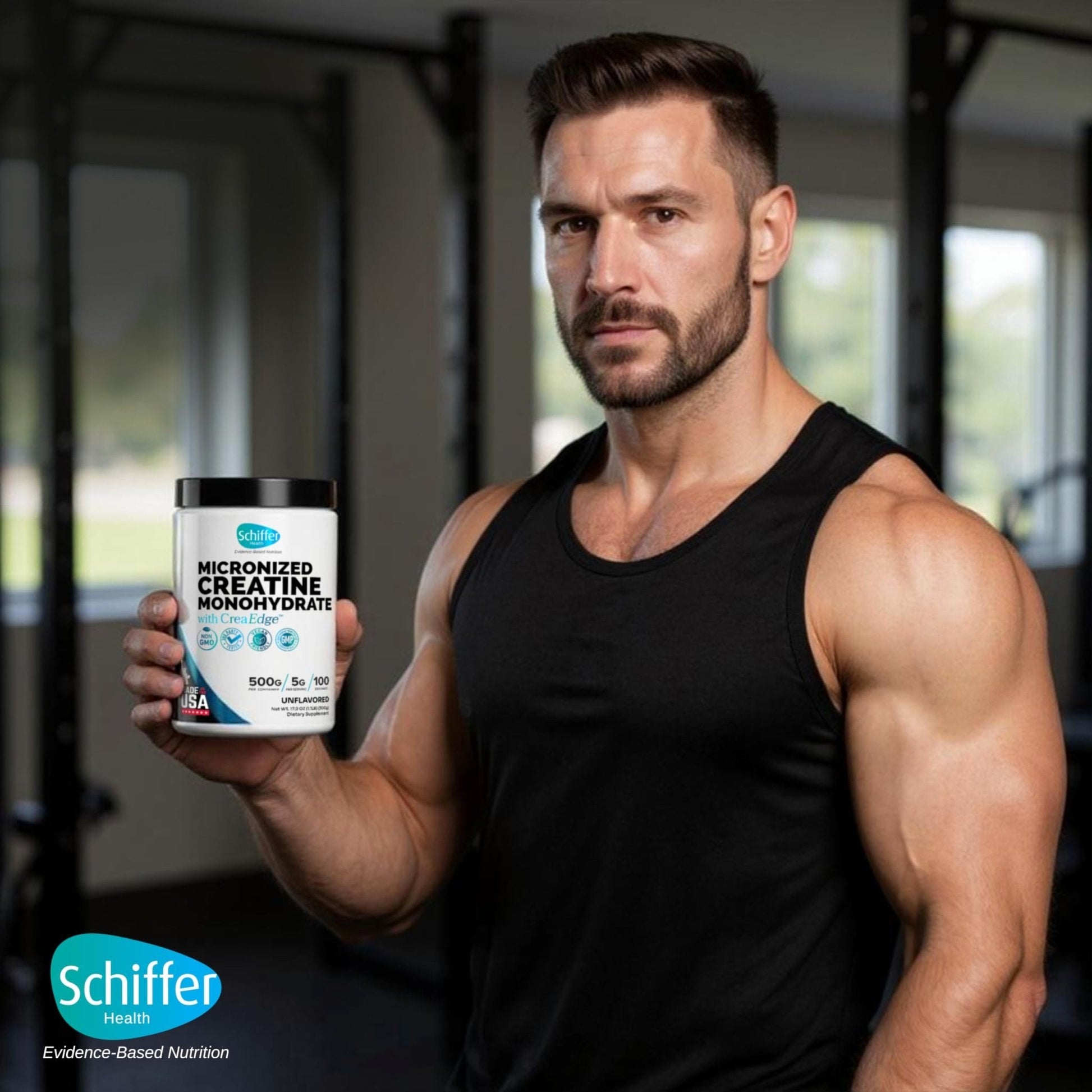 Creatine Monohydrate Powder 500g – Supports Muscle Growth, Strength & Cognitive Function*, 5g per Serv - 100 Servings, Pure Micronized Creatine for Enhanced Performance, Unflavored, 17.9 oz - Maple Wellness Supplements