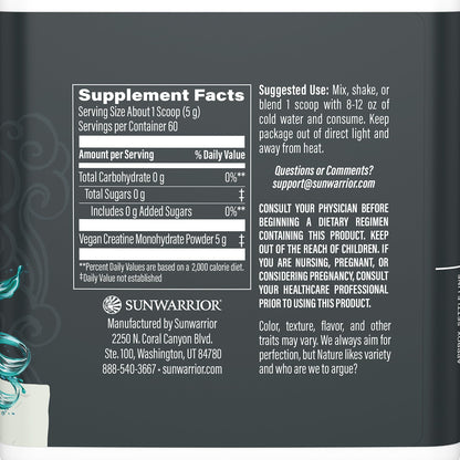 Creatine Monohydrate Powder Micronized PreWorkout Recovery Supplement | Support Muscle Building Strength Training Cognition | Vegan & Keto Friendly Easily Mixes - Maple Wellness Supplements