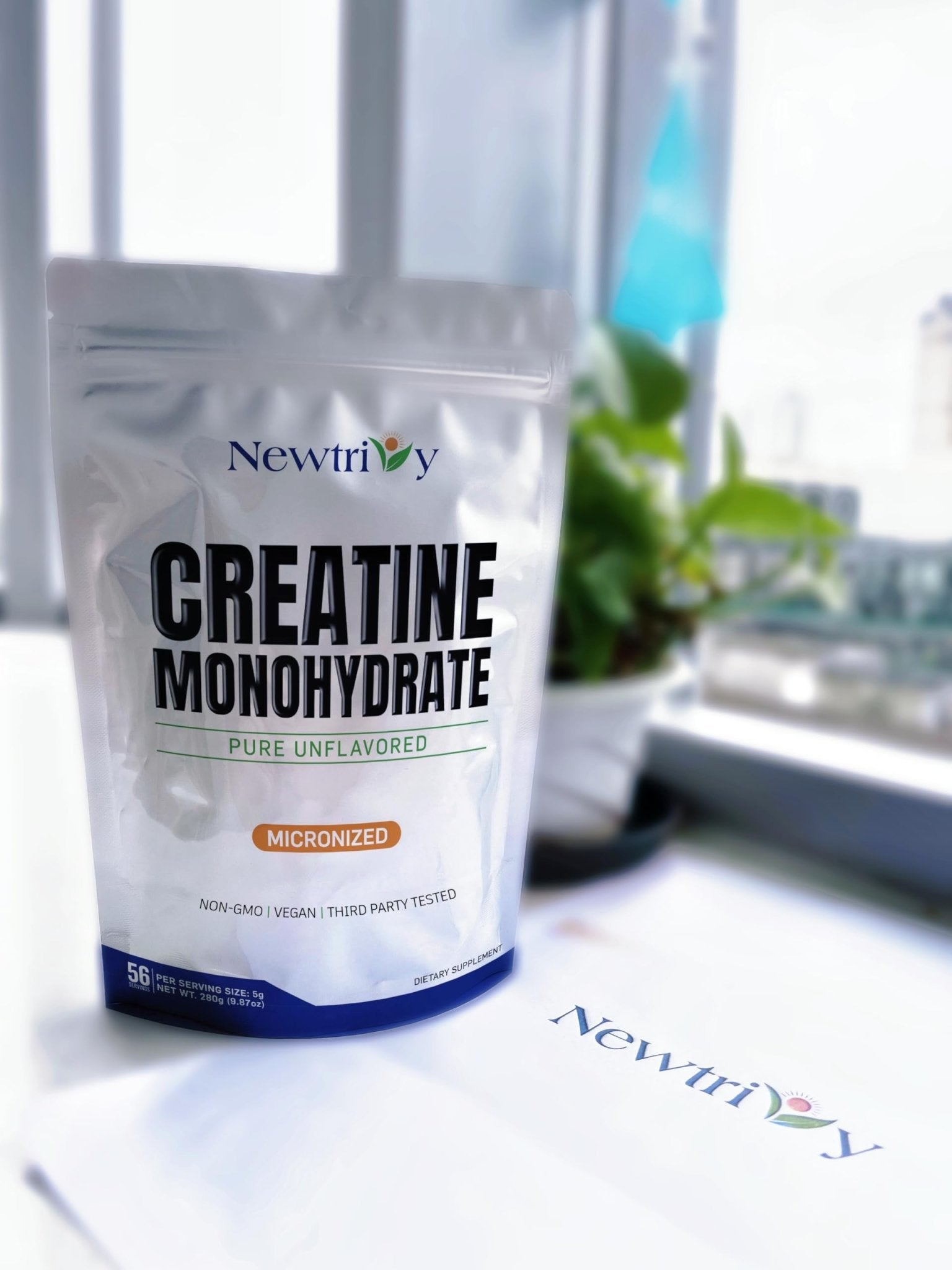 Creatine Monohydrate,Micronized, Pure,Unflavored,280g (9.8oz) - Maple Wellness Supplements