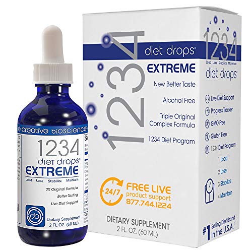 Creative Bioscience 1234 Diet Drops Extreme for Women & Men, Diet Drops for Weight - Maple Wellness Supplements