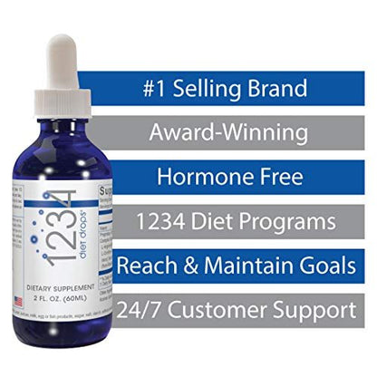 Creative Bioscience 1234 Diet Drops for Women & Men, Diet Drops for Weight Management - Maple Wellness Supplements