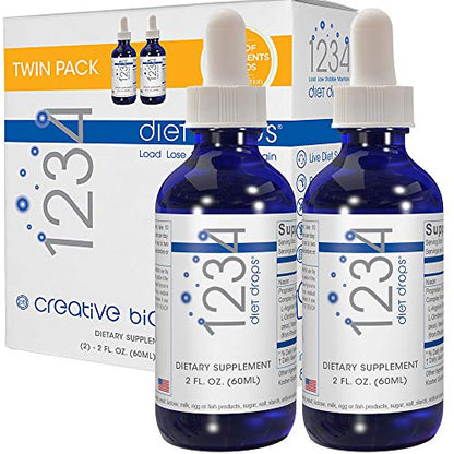 Creative Bioscience 1234 Diet Drops for Women & Men - Diet Drops for Weight Management - Maple Wellness Supplements