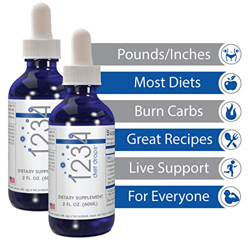 Creative Bioscience 1234 Diet Drops for Women & Men - Diet Drops for Weight Management - Maple Wellness Supplements