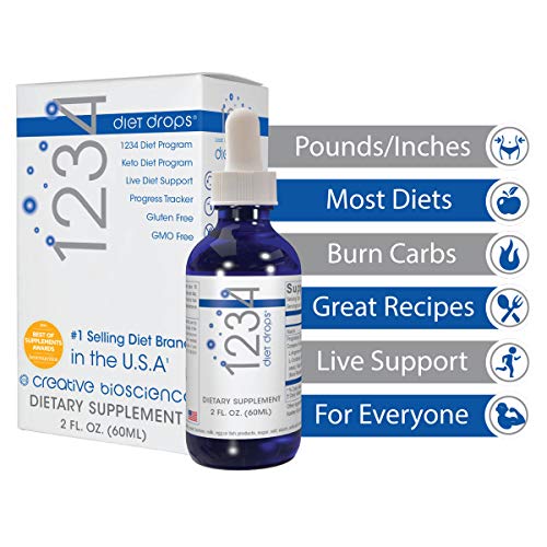 Creative Bioscience 1234 Diet Drops for Women & Men, Diet Drops for Weight Management - Maple Wellness Supplements
