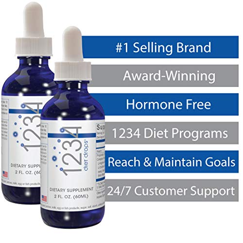 Creative Bioscience 1234 Diet Drops for Women & Men - Diet Drops for Weight Management - Maple Wellness Supplements