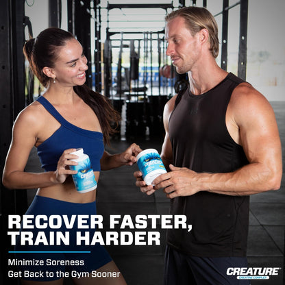 CREATURE® Creatine Complex - Creatine Monohydrate Powder with 5 Types of Creatine Including Con-Crēt® Creatine HCL, Promotes Muscle, Strength, Endurance, Brain Health, Unflavored, 300g 60 Servings - Maple Wellness Supplements