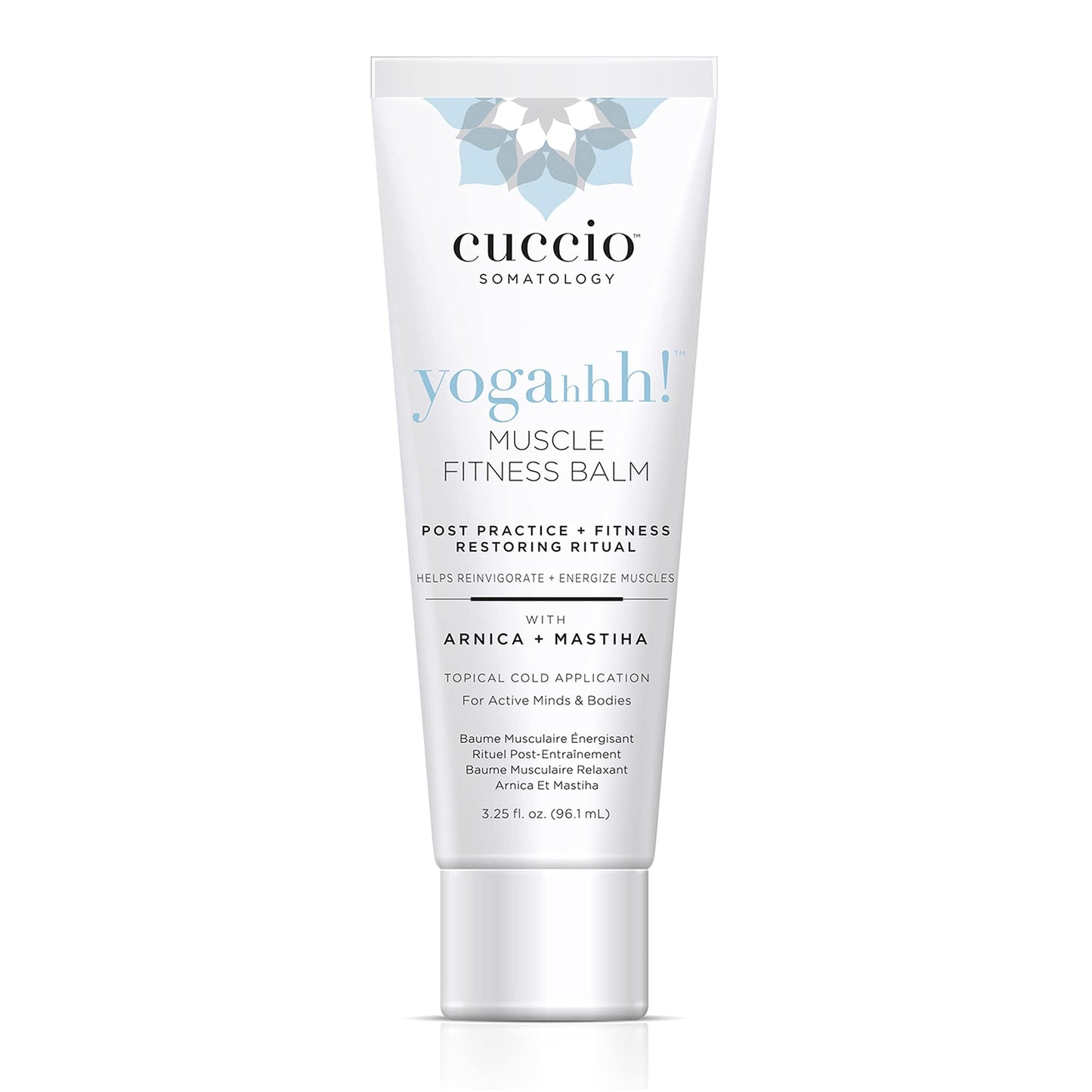 Cuccio Somatology Yogahhh Muscle Balm - Offers Soothing and Cooling Relief - Lightweight and Non Oily Finish - Helps Revitalize and Energize Muscles Post Rigorous Exercise - Paraben Free - 3.25 oz - Maple Wellness Supplements