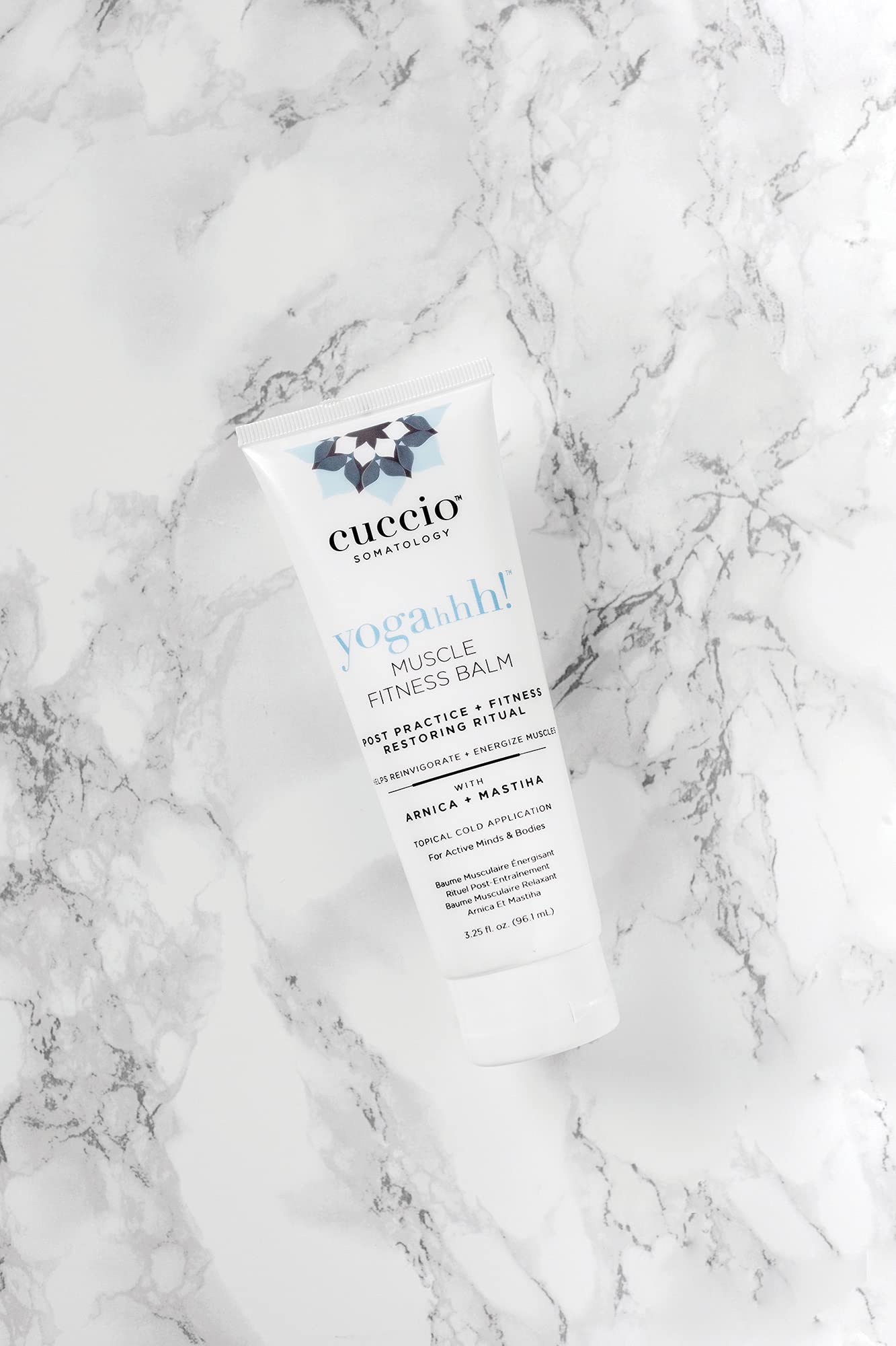 Cuccio Somatology Yogahhh Muscle Balm - Offers Soothing and Cooling Relief - Lightweight and Non Oily Finish - Helps Revitalize and Energize Muscles Post Rigorous Exercise - Paraben Free - 3.25 oz - Maple Wellness Supplements